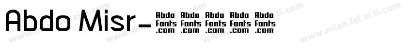 Abdo Misr字体转换